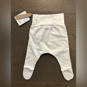 Laranjinha creme organic cotton baby pants 0-3M NWT